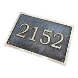 Bronze Address Plaque | Custom Cast Bronze Sign