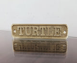 Brass Plaques - Brass Door Sign with Custom Text , Name Plates, Vintage Brass Sign