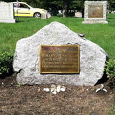 Customized Bronze Memorial Plaque