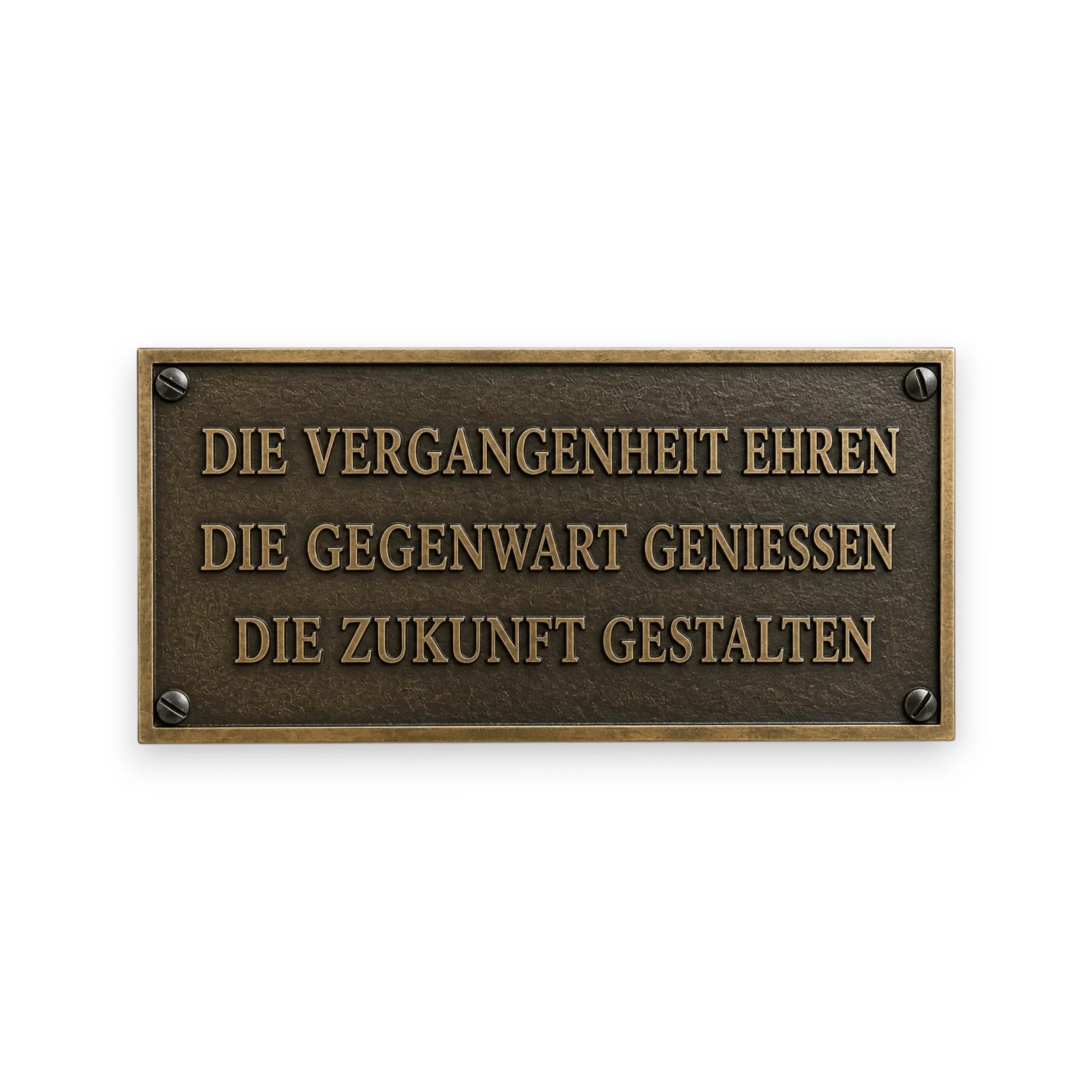 Gedenktafel für Parkbank – wetterfeste Ausführung