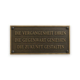 Gedenktafel für Parkbank – wetterfeste Ausführung