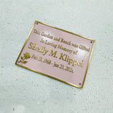 Custom Color Cast Bronze & Brass Plaques – Personalized Metal Signs