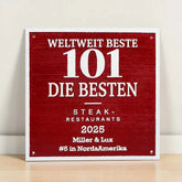 Individuelle Bronze- & Messingplaketten in Wunschfarbe | Personalisierte Metallschilder