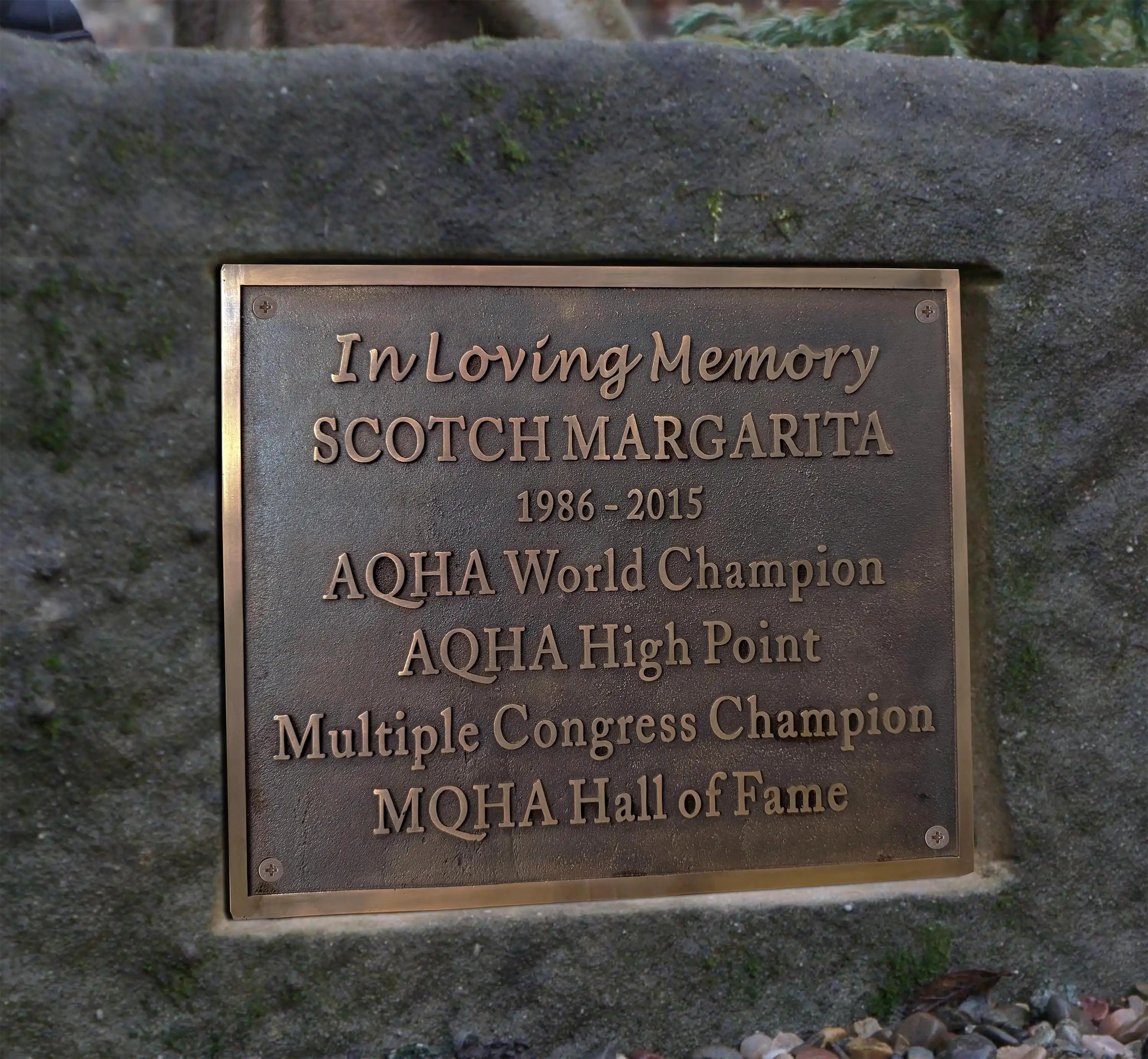 Personalized Memorial plaques - bronze custom plaque