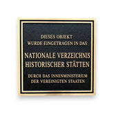 Historische Bronzetafel – wetterfeste Ausführung
