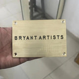 Brass Plaques with Custom Engraving - Custom Engraved Brass Plaques