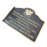 Gedenktafel Messing – Maße und Ausführung