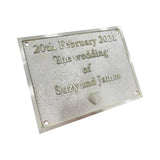 Individuelle Messingplakette – Personalisiert für jeden Anlass