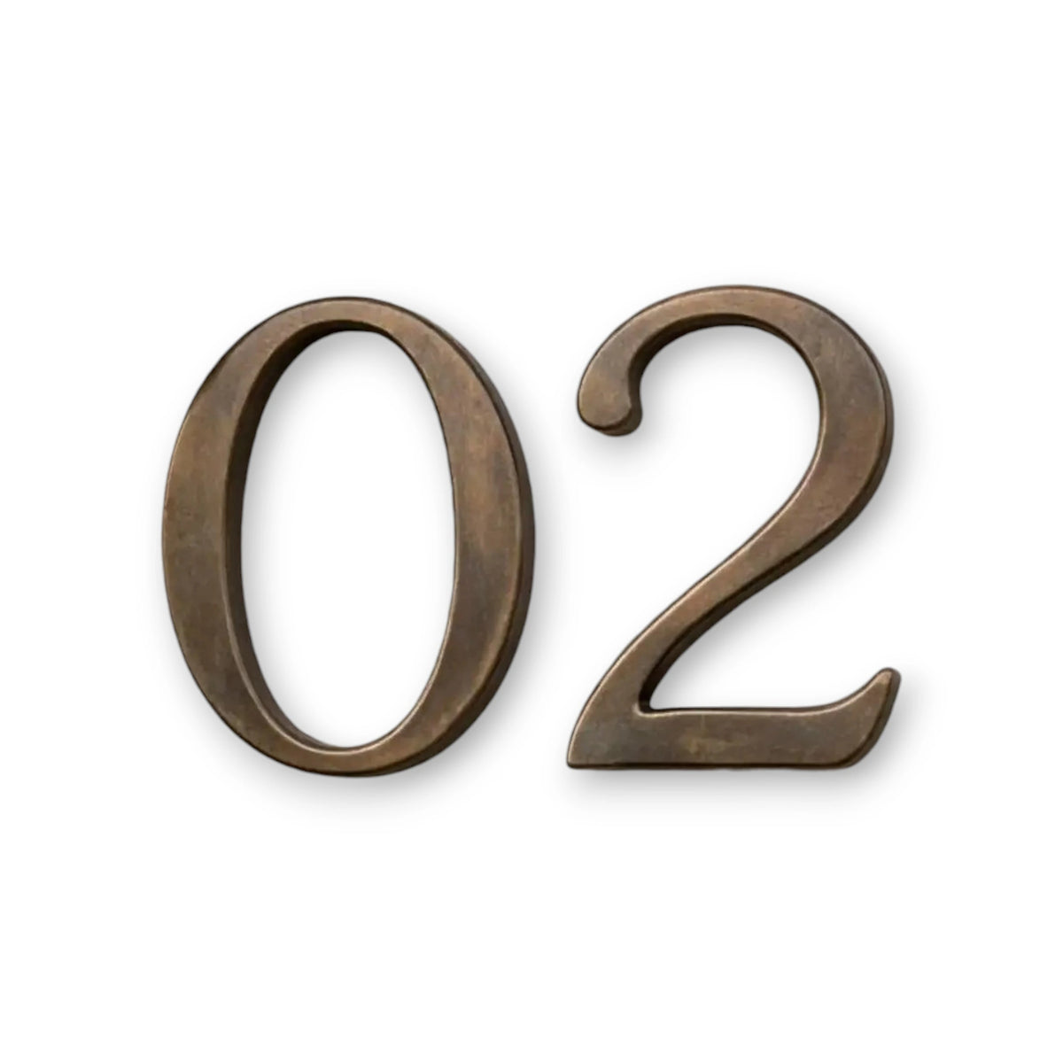Massive Bronze-Hausnummern | Schwebende Hausnummern mit Oil-Rubbed-Bronze-Finish