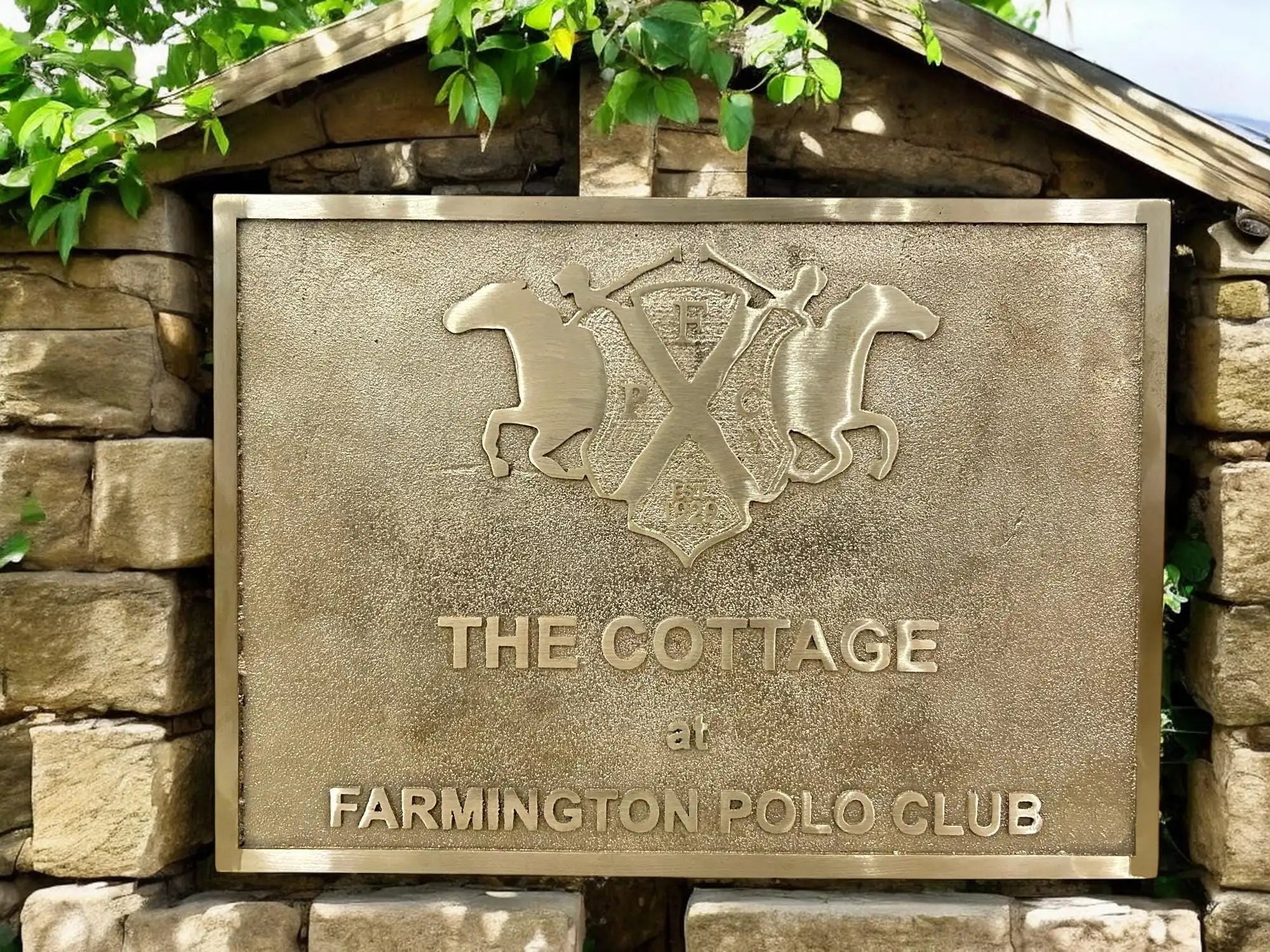 Custom Engraved Solid Brass Address Plaques