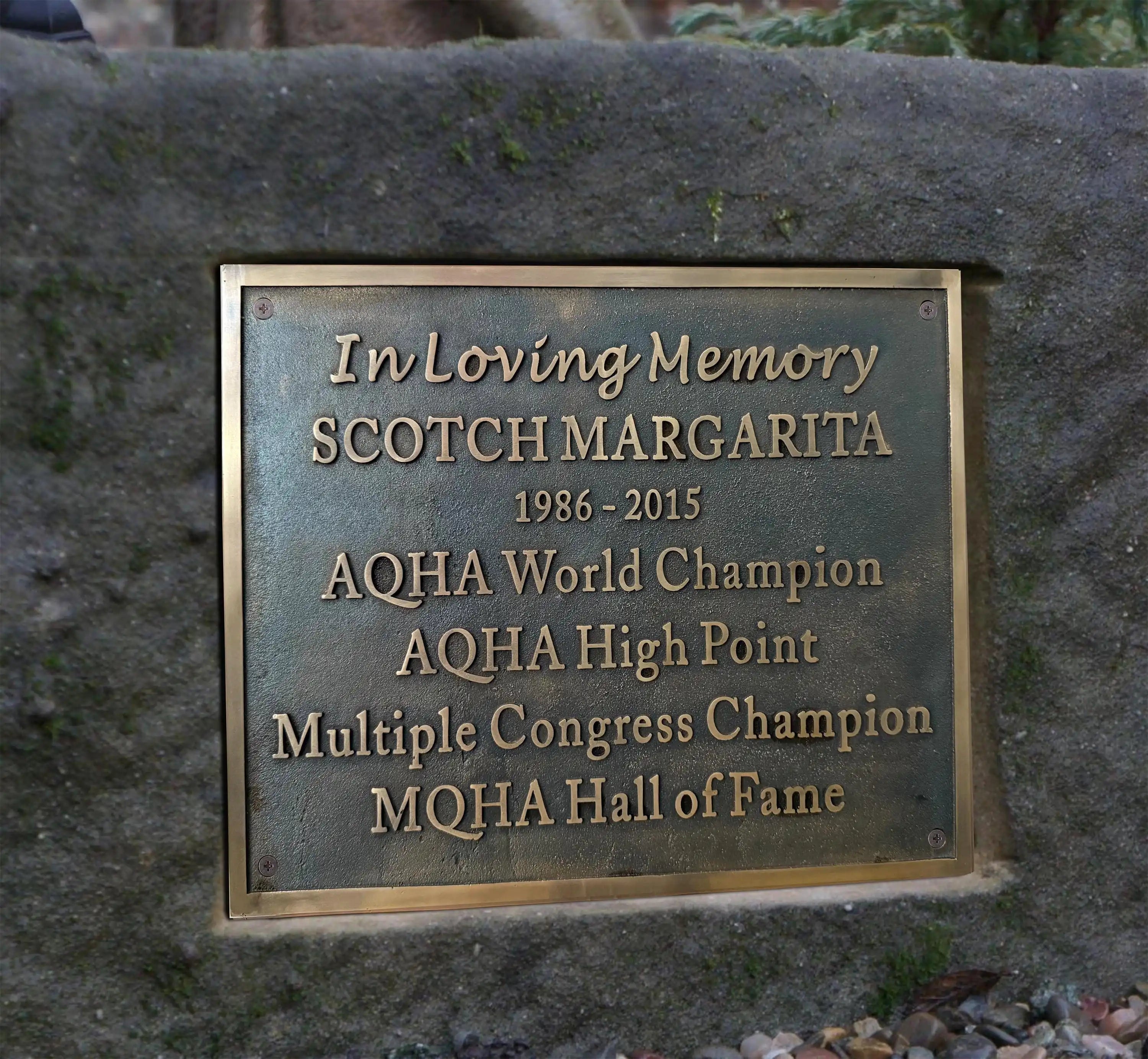 Custom handmade Bronze Plaque