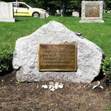 Customized Bronze Memorial Plaque 
