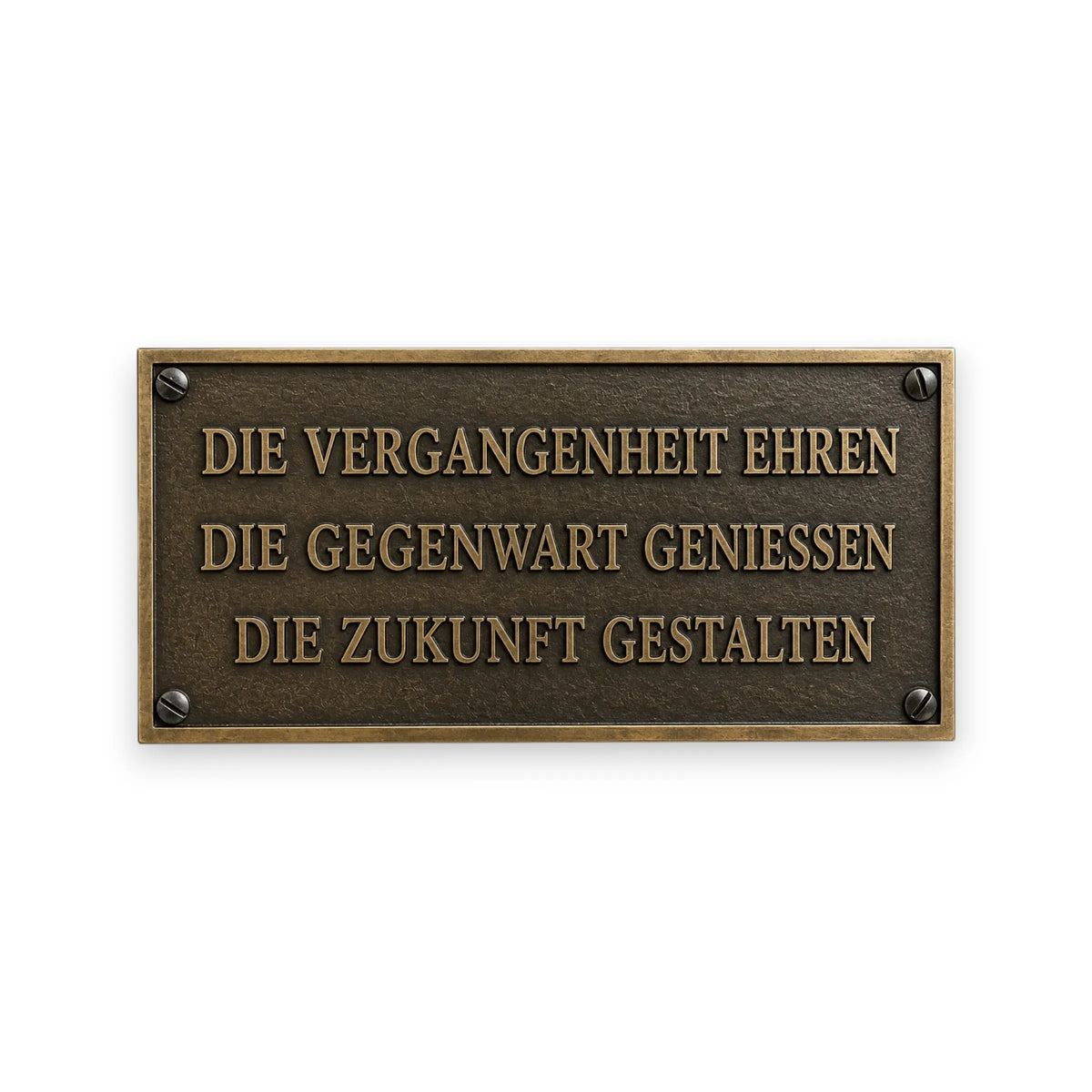 Gedenktafel für Parkbank – wetterfeste Ausführung