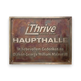 Individuelle Bronze-Gedenktafel – wetterfeste Ausführung