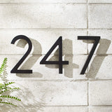 modern house numbers
floating house numbers